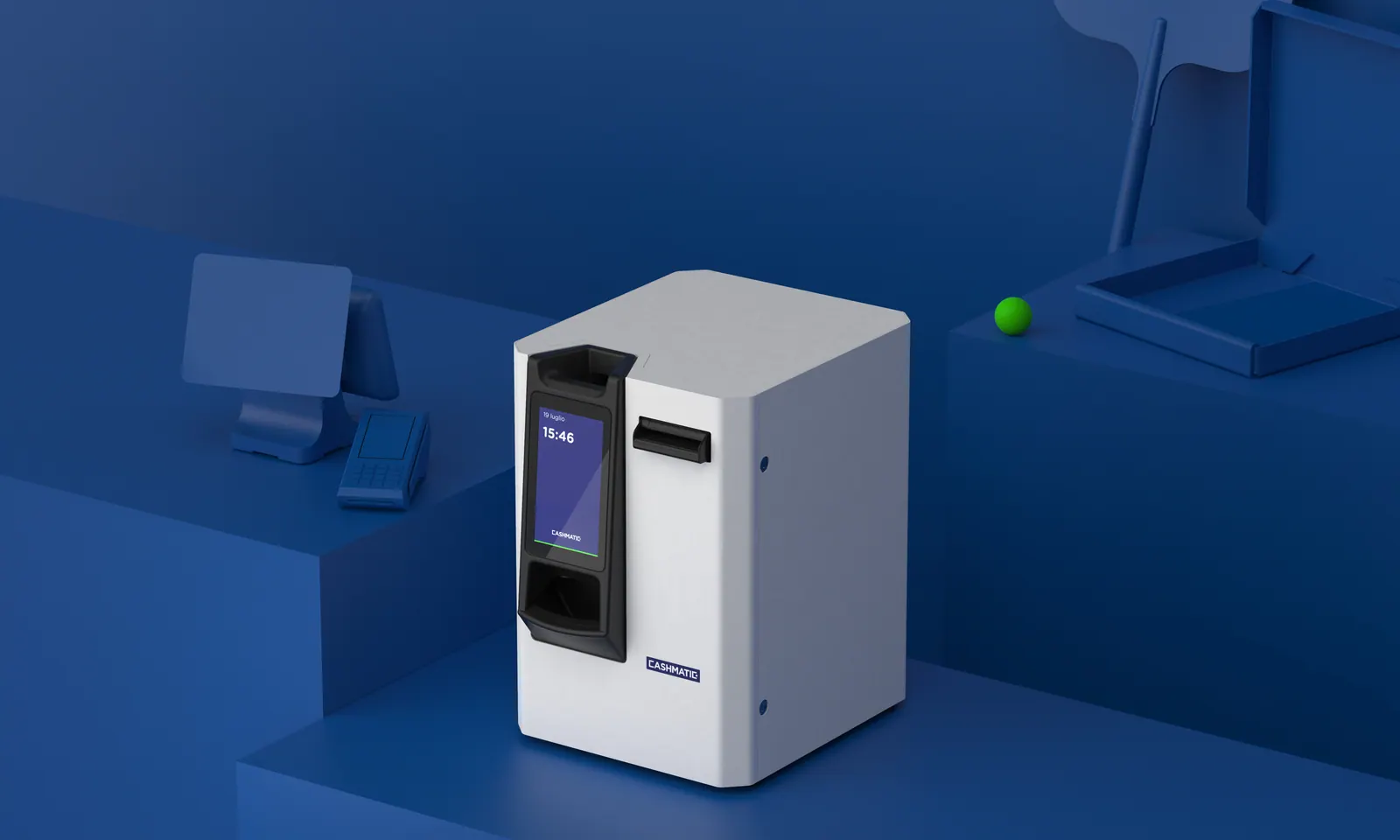 SelfPay 460 sur un comptoir